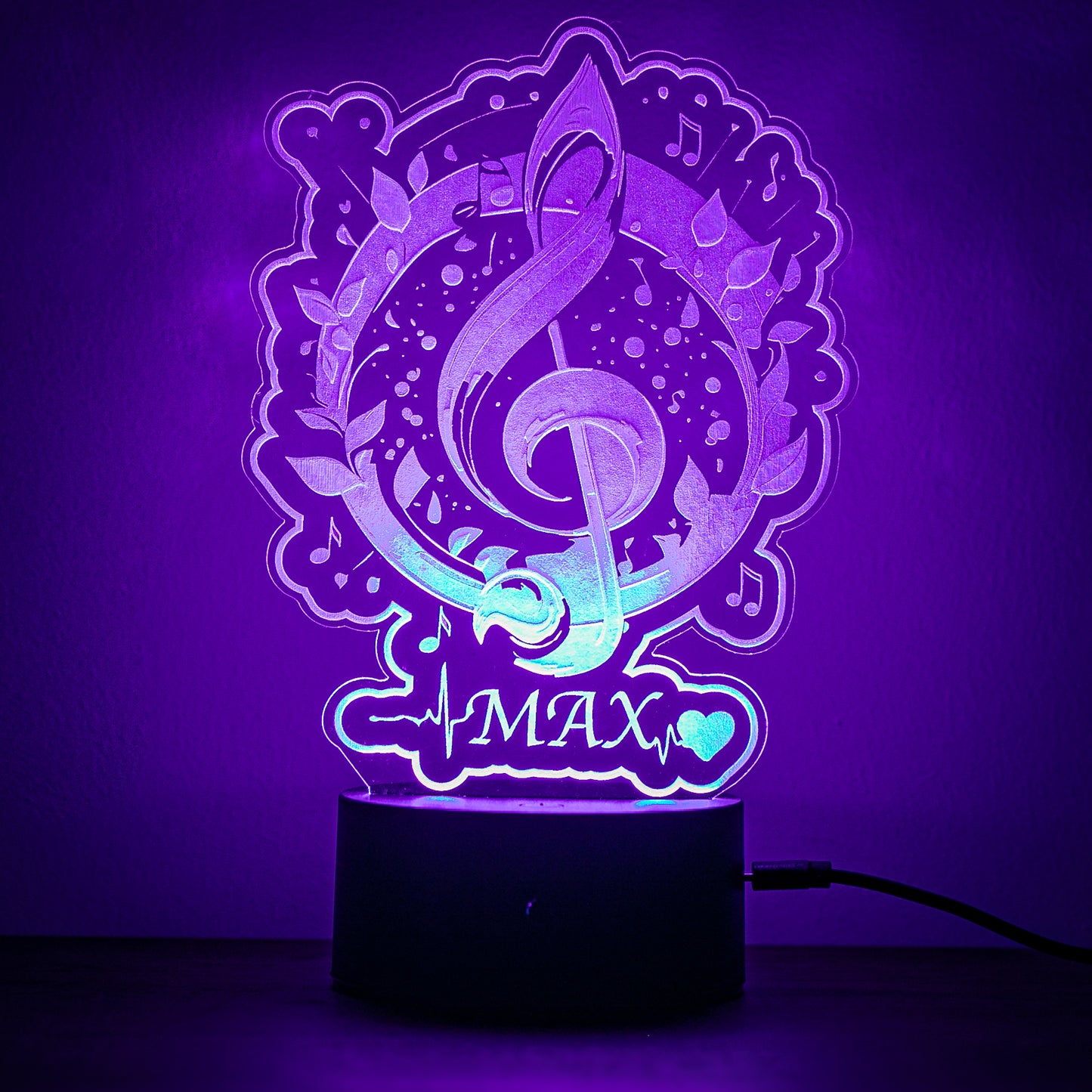 Welsh Dragon Personalised LED Light