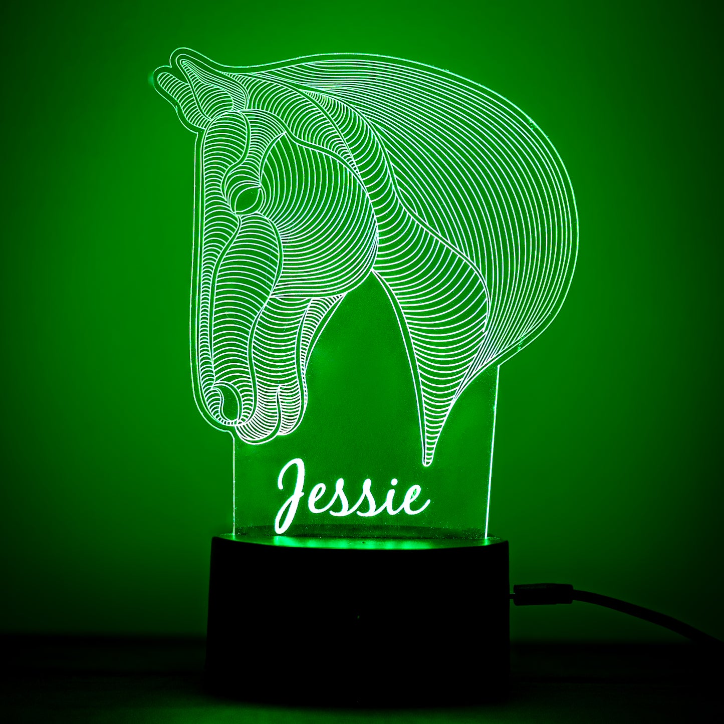 Welsh Dragon Personalised LED Light