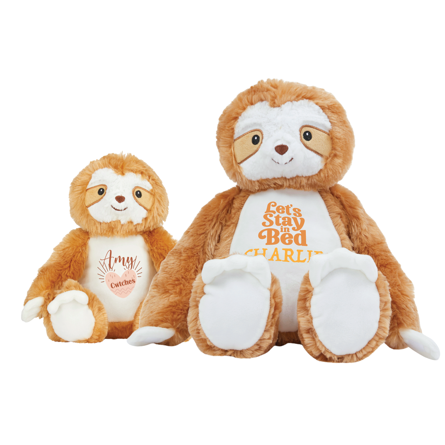 Personalised Sloth cuddly toy