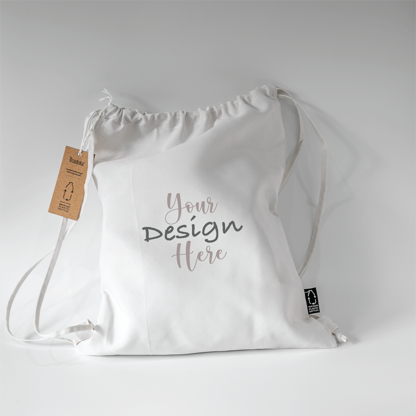 Personalised Recycled PET Recron® GreenGold Gym Bag