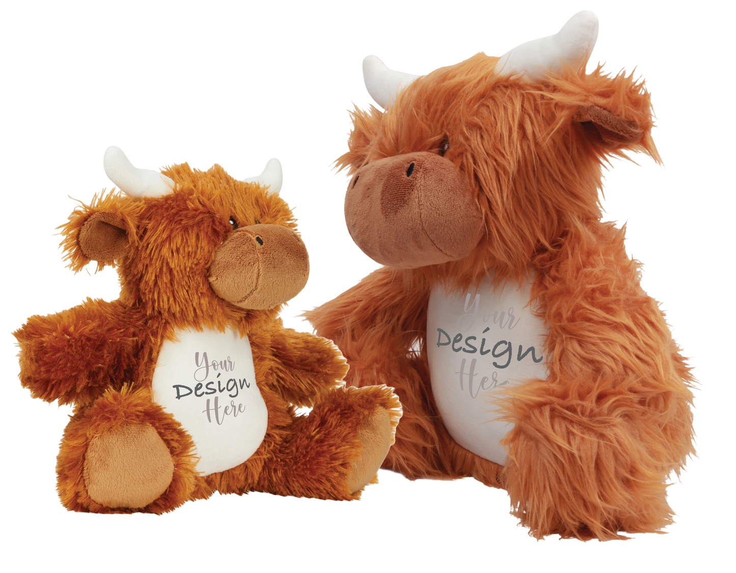 Personalised Highland Cow cuddly toy