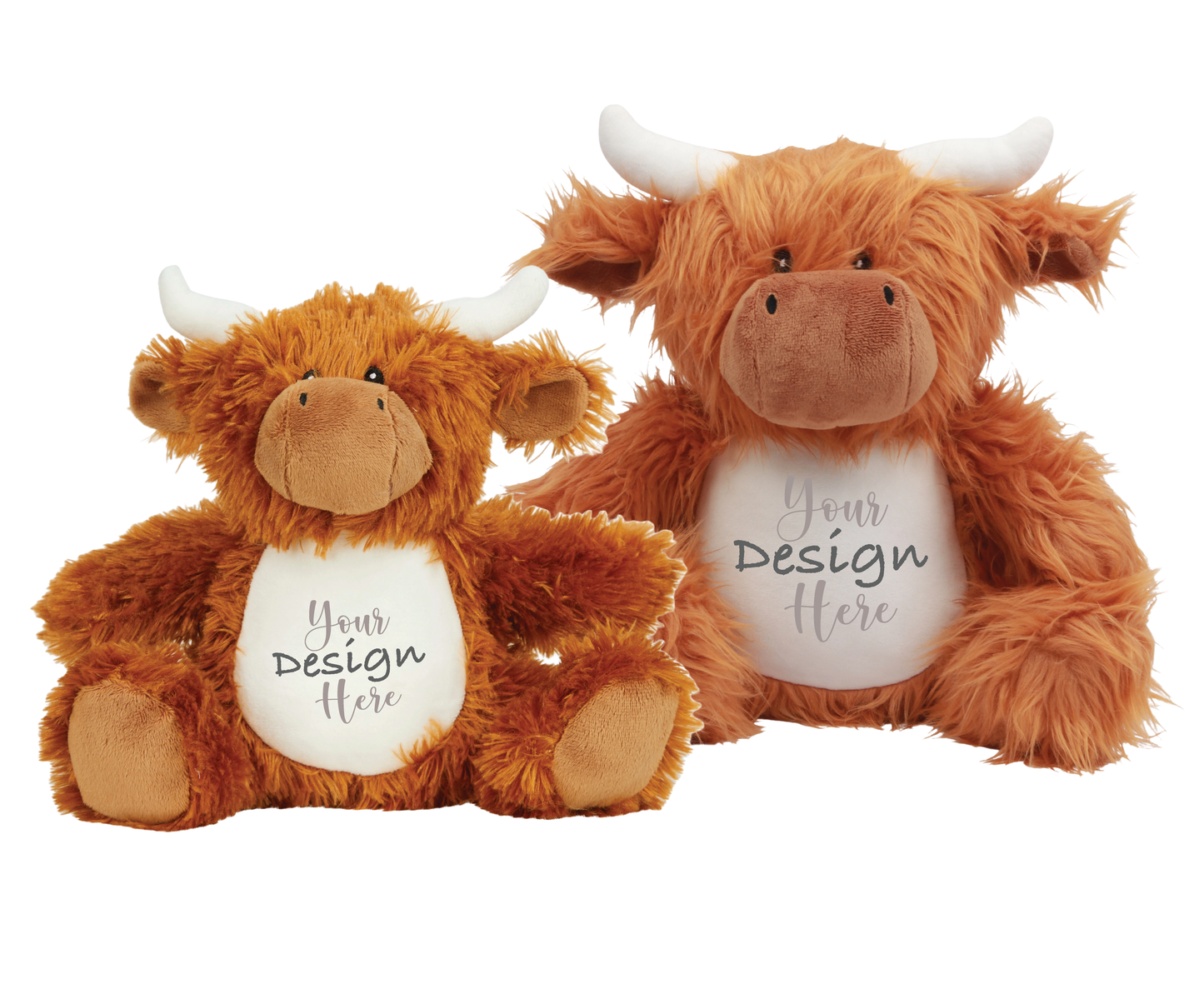 Personalised Highland Cow cuddly toy