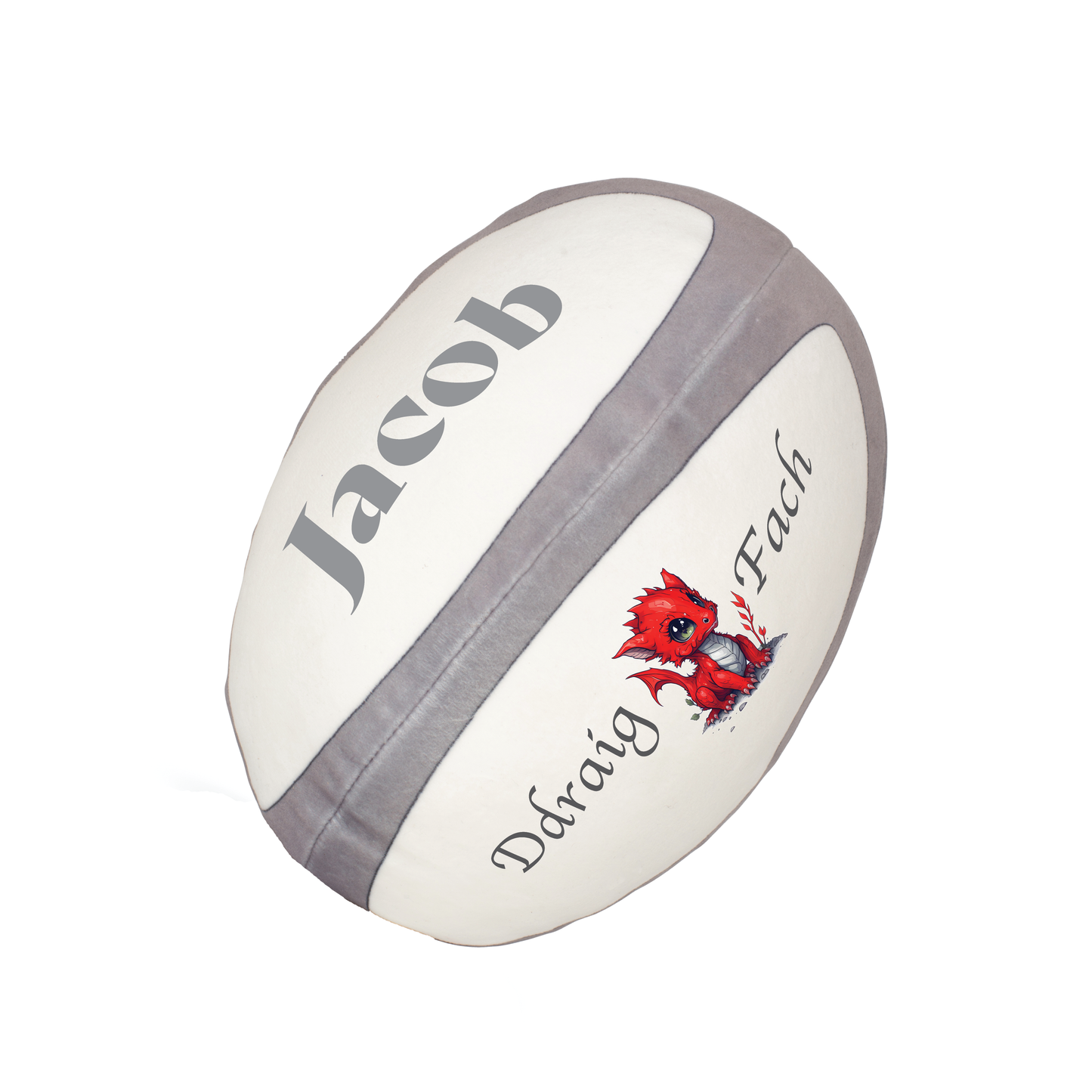 Personalised soft Rugby Ball toy