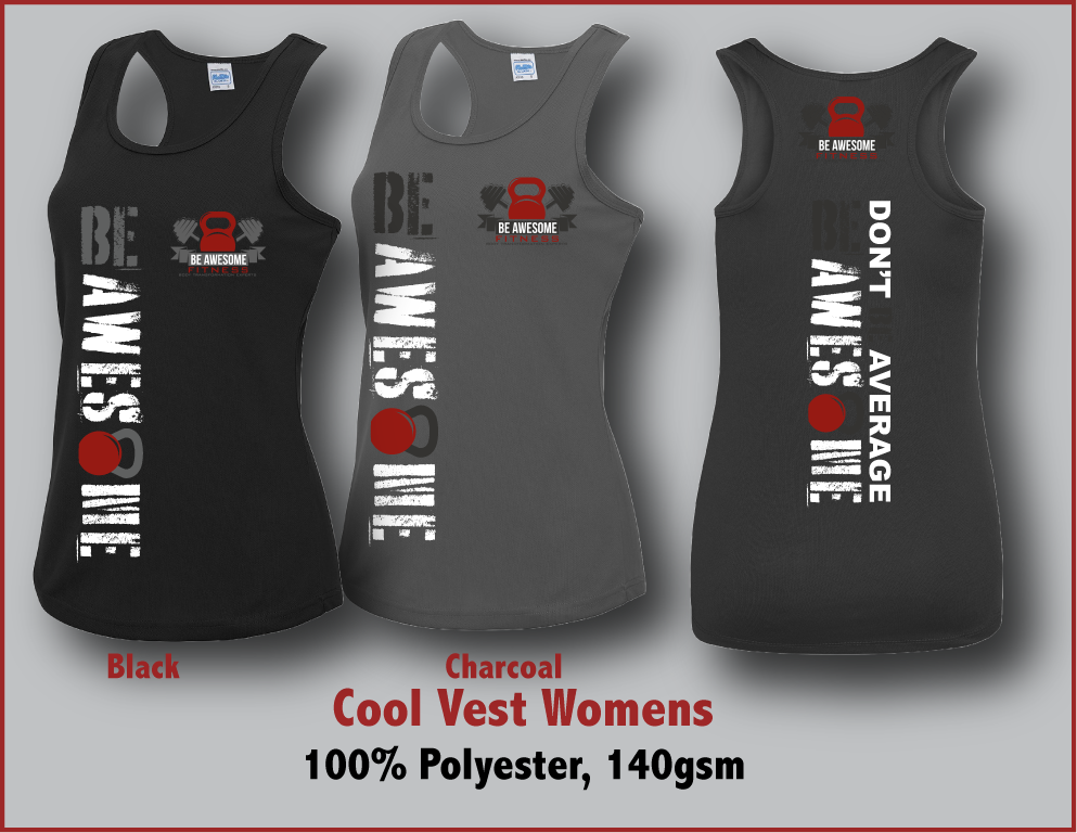 Be Awesome Cool Vest Womens