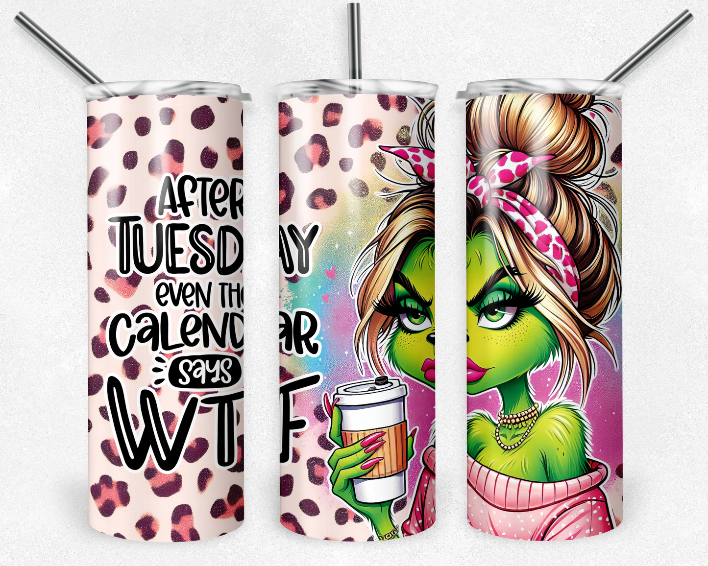 20oz Tumbler - FUNNY/SARCASTIC/QUOTES - 20oz Stainless steel, skinny, double walled with straw