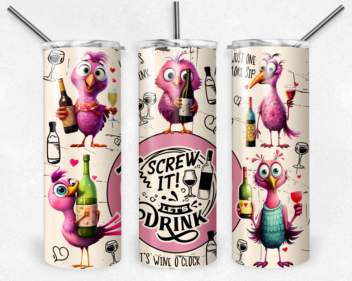 20oz Tumbler - FUNNY/SARCASTIC/QUOTES - 20oz Stainless steel, skinny, double walled with straw