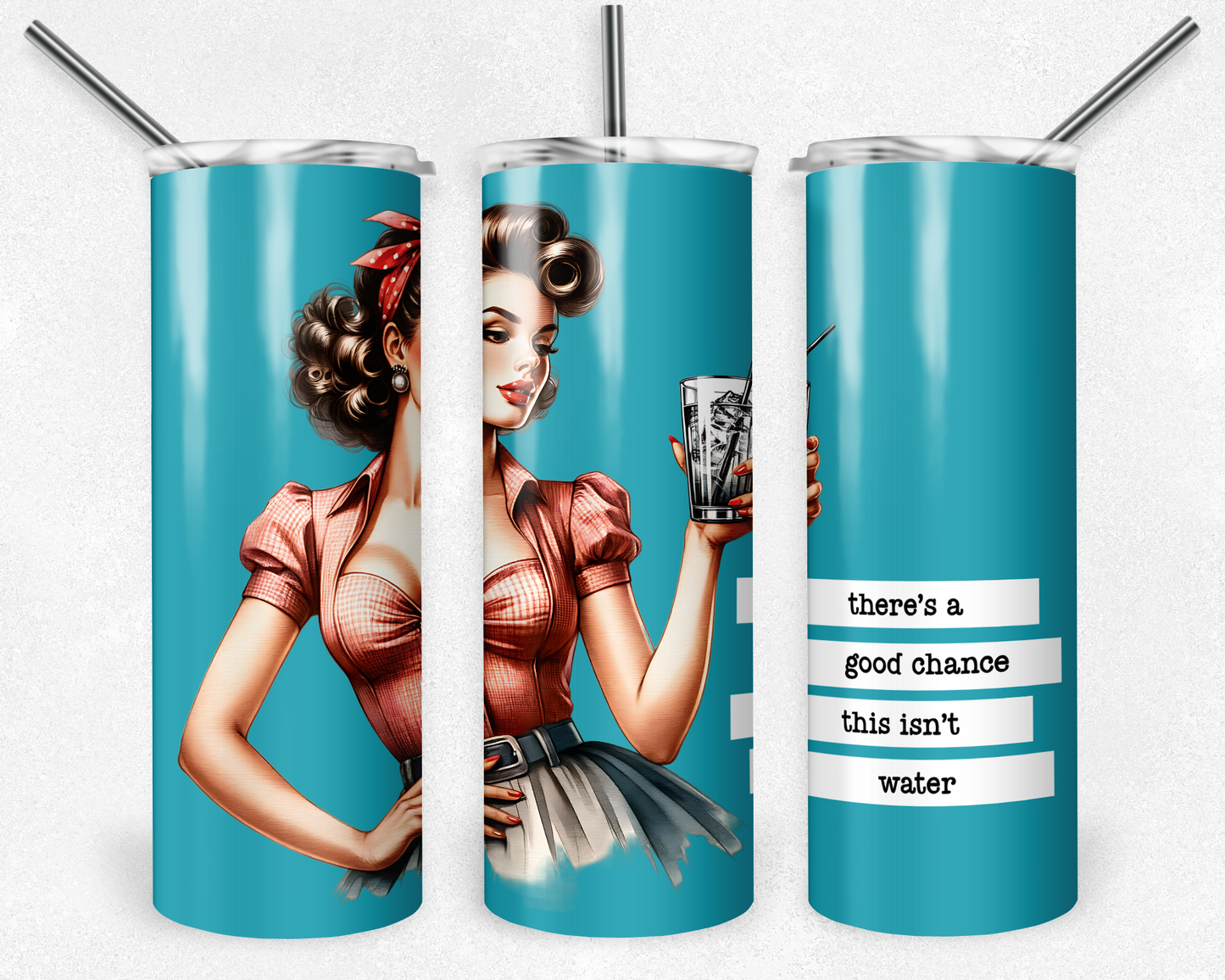 20oz Tumbler - FUNNY/SARCASTIC/QUOTES - 20oz Stainless steel, skinny, double walled with straw