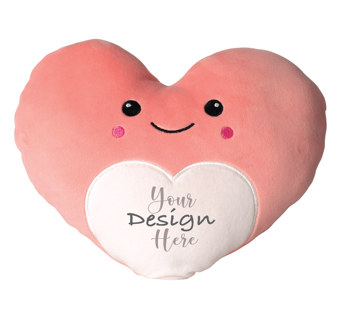 Personalised soft and squidgy Plushie Heart