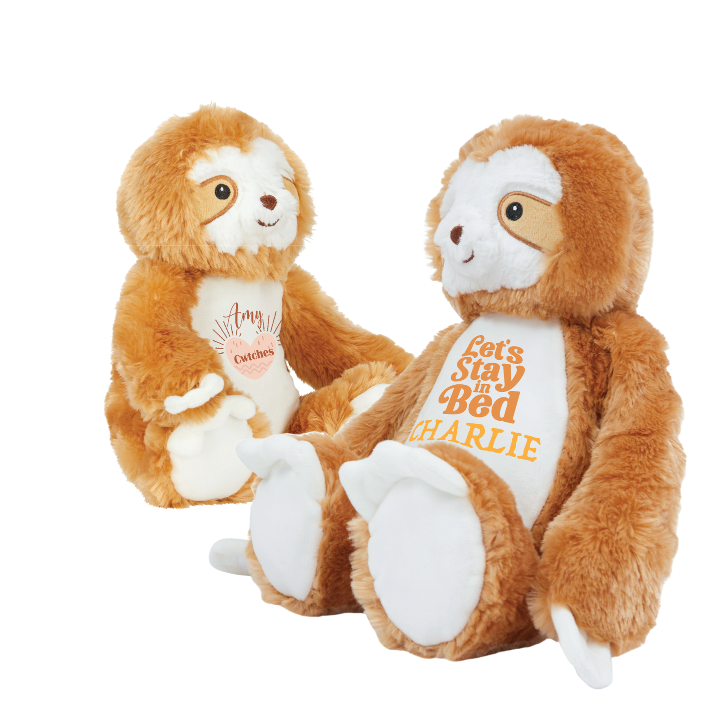 Personalised Sloth cuddly toy
