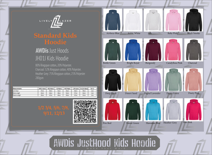 Customised Kids Hoodie - Standard