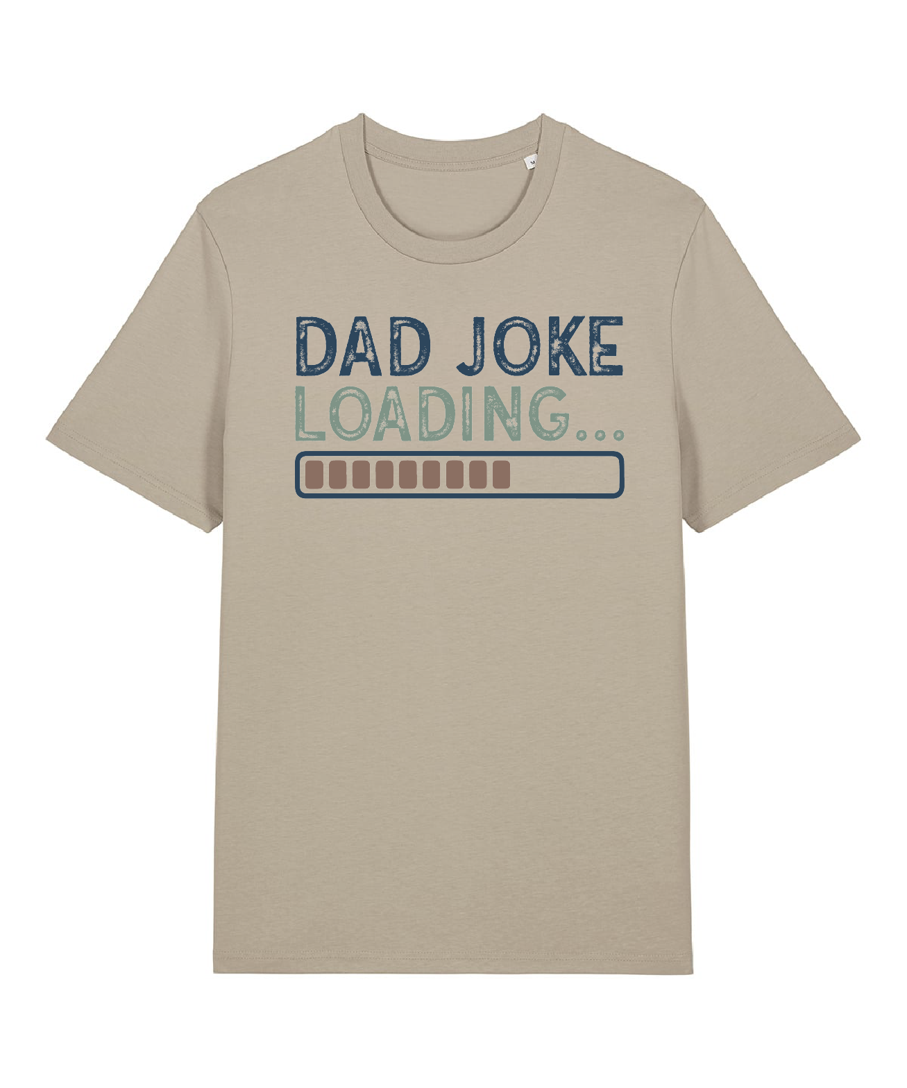 Dad Joke Loading Stone Organic Cotton T shirt