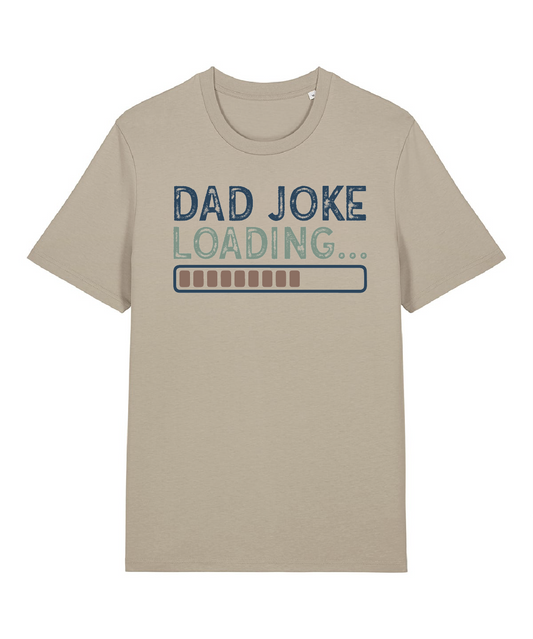 Dad Joke Loading Stone Organic Cotton T shirt