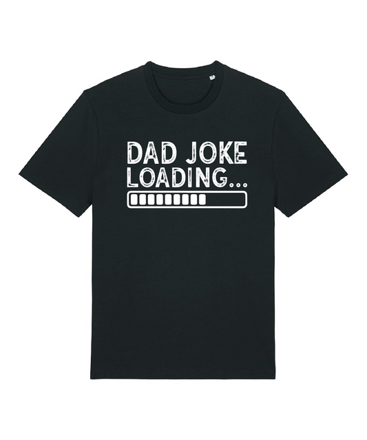 Dad Joke Black Organic Cotton T shirt