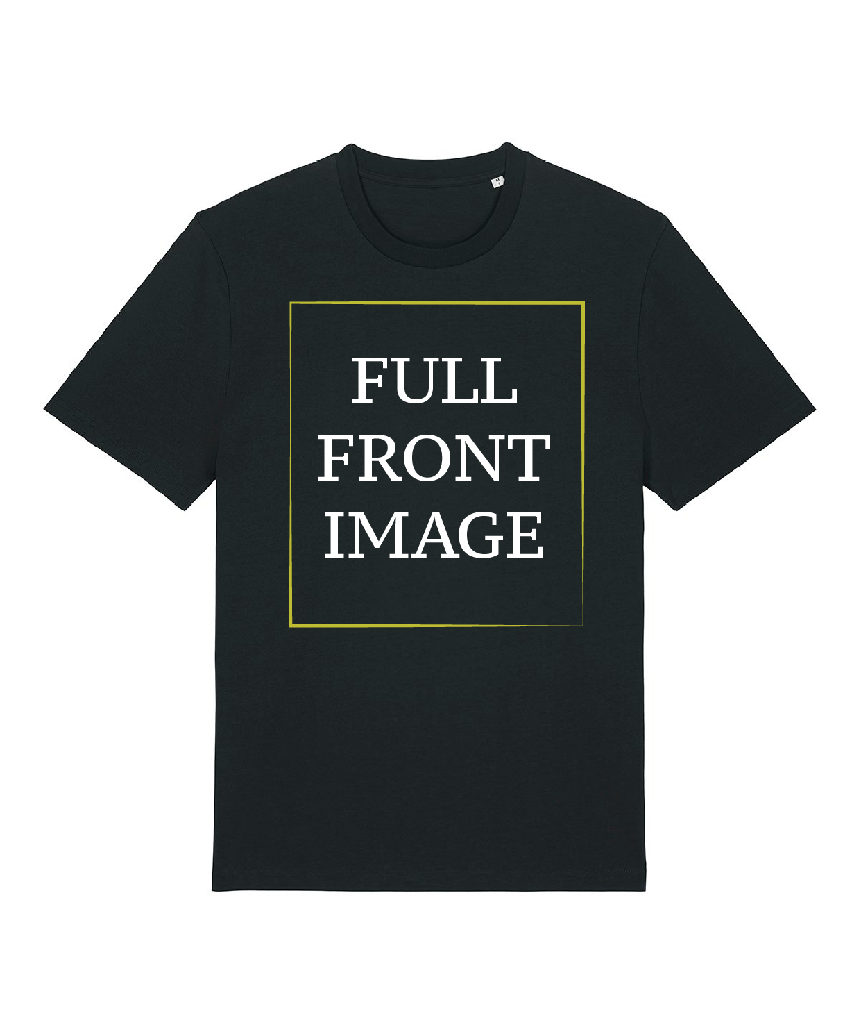 Adult PREMIUM ORGANIC COTTON  Customisable T shirt - Front Print base