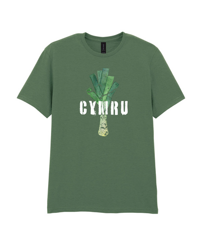 ADULT T SHIRT LEEK WALES