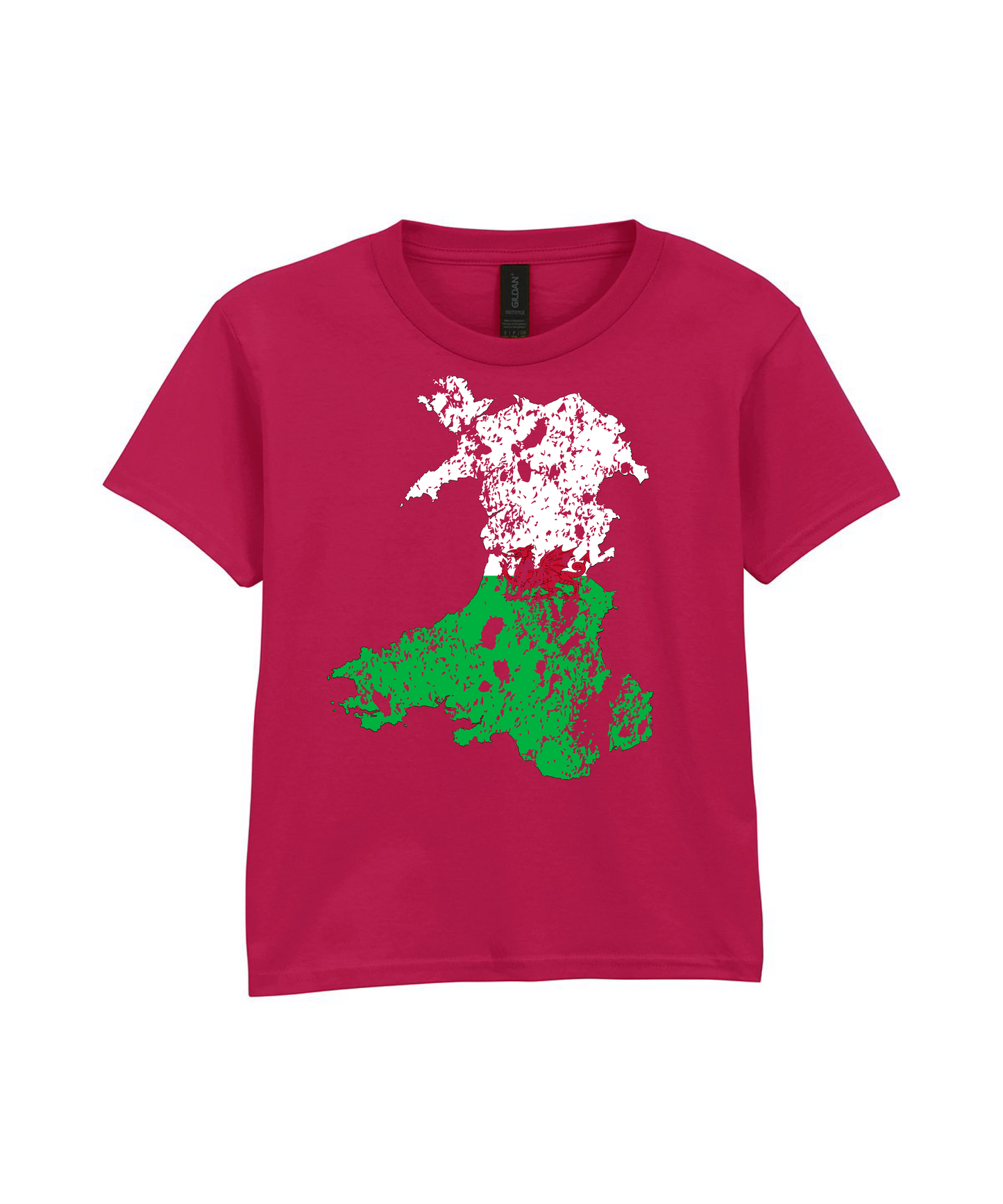 CHILD T SHIRT MAP WALES