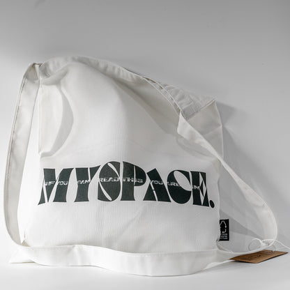 Personalised MYSPACE Design Recycled PET Recron® GreenGold Sling Tote Bag