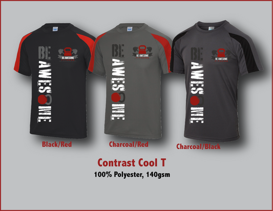 Be Awesome Contrast Cool T-Shirt