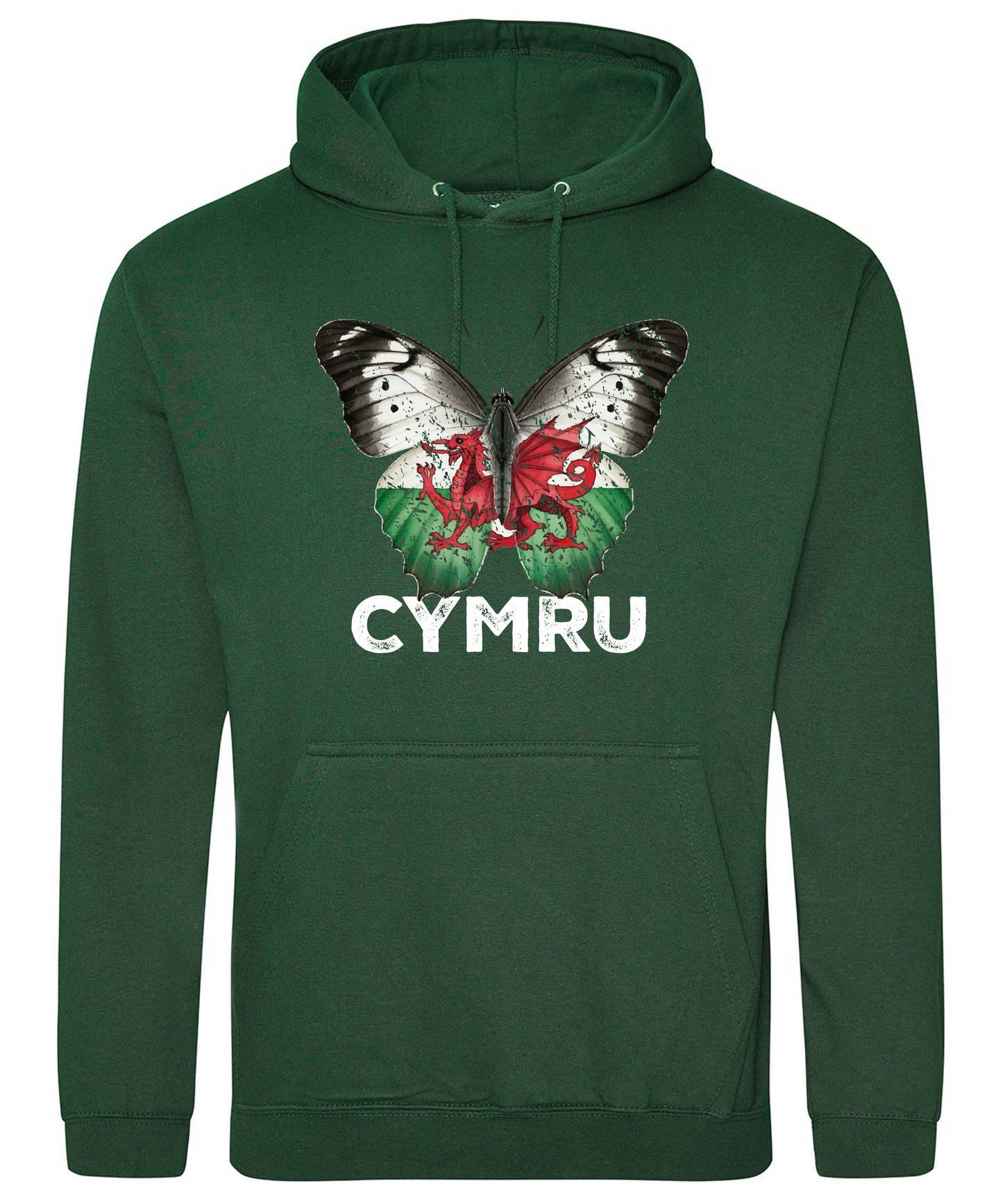 ADULT HOODIE BUTTERFLY WALES