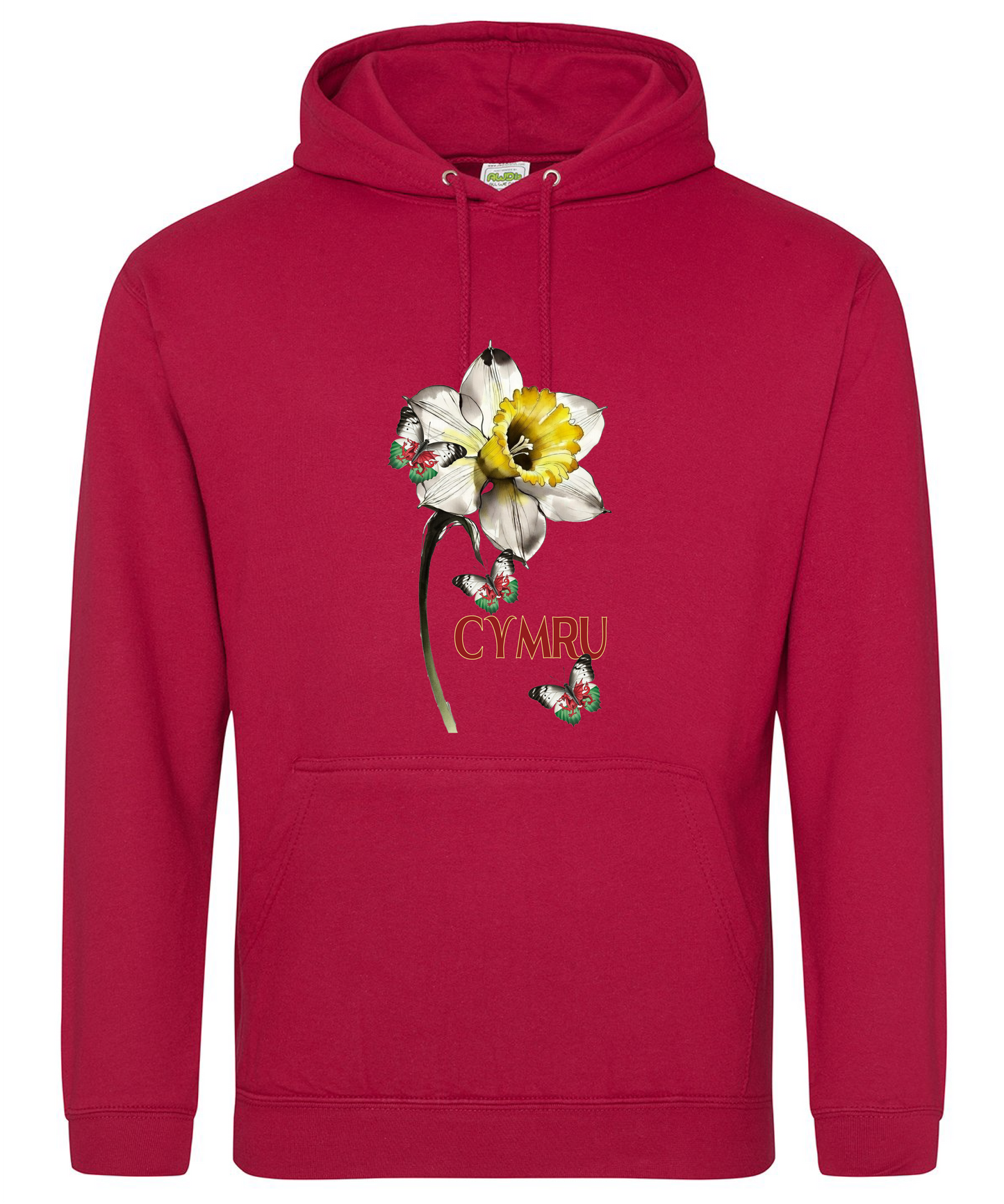 ADULT HOODIE DAFF WALES