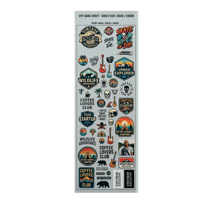 DTF Print Gangsheet