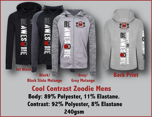 Be Awesome Cool Contrast Zoodie Mens
