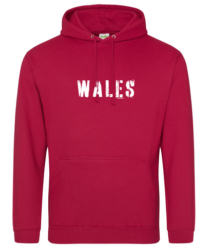 ADULT HOODIE MAP WALES
