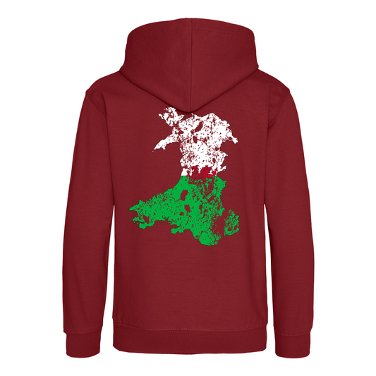 ADULT HOODIE MAP WALES