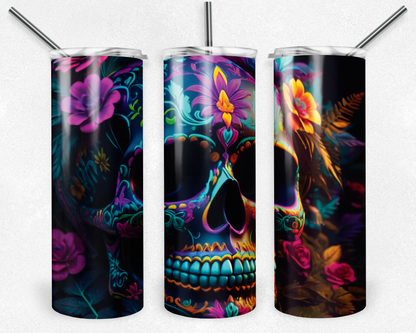 Customised Tumbler  - HORROR/GOTHIC/DARK/TRUE CRIME - 20oz Stainless steel, skinny, double walled with straw