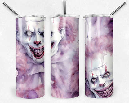 Customised Tumbler  - HORROR/GOTHIC/DARK/TRUE CRIME - 20oz Stainless steel, skinny, double walled with straw