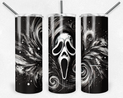Customised Tumbler  - HORROR/GOTHIC/DARK/TRUE CRIME - 20oz Stainless steel, skinny, double walled with straw
