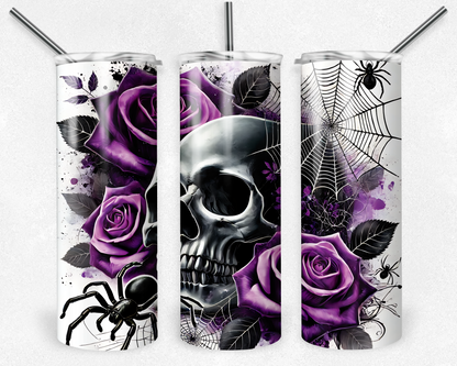 Customised Tumbler  - HORROR/GOTHIC/DARK/TRUE CRIME - 20oz Stainless steel, skinny, double walled with straw
