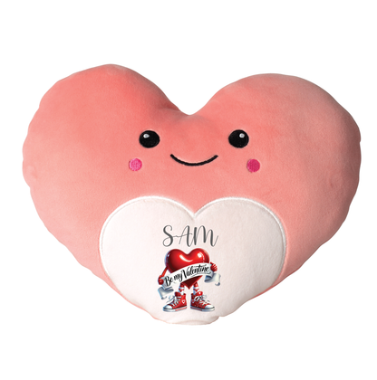 Personalised soft and squidgy Plushie Heart