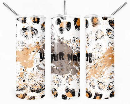 Customised Tumbler  - CUTE/COLOURFUL/FANTASY/PRETTY - 20oz Stainless steel, skinny, double walled with straw