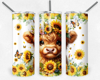 Customised Tumbler  - CUTE/COLOURFUL/FANTASY/PRETTY - 20oz Stainless steel, skinny, double walled with straw