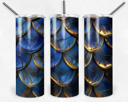 Customised Tumbler  - CUTE/COLOURFUL/FANTASY/PRETTY - 20oz Stainless steel, skinny, double walled with straw