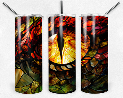 Customised Tumbler  - CUTE/COLOURFUL/FANTASY/PRETTY - 20oz Stainless steel, skinny, double walled with straw