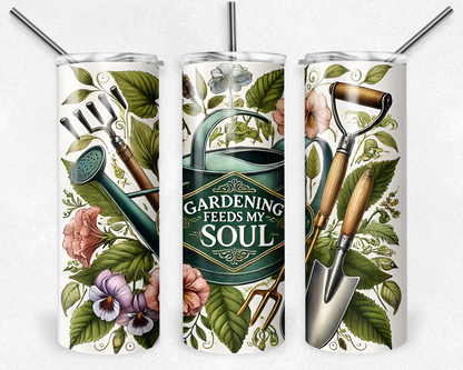 Customised Tumbler  - CUTE/COLOURFUL/FANTASY/PRETTY - 20oz Stainless steel, skinny, double walled with straw