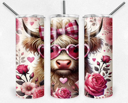 Customised Tumbler  - CUTE/COLOURFUL/FANTASY/PRETTY - 20oz Stainless steel, skinny, double walled with straw