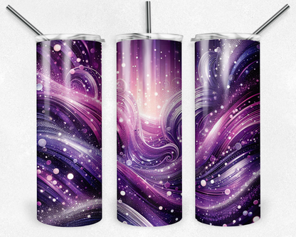 Customised Tumbler  - CUTE/COLOURFUL/FANTASY/PRETTY - 20oz Stainless steel, skinny, double walled with straw
