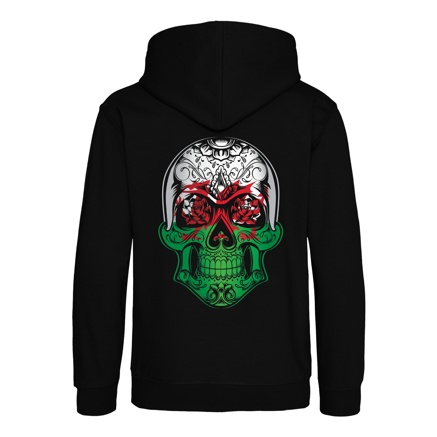 ADULT HOODIE SKULL WALES