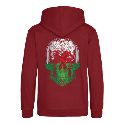 ADULT HOODIE SKULL WALES