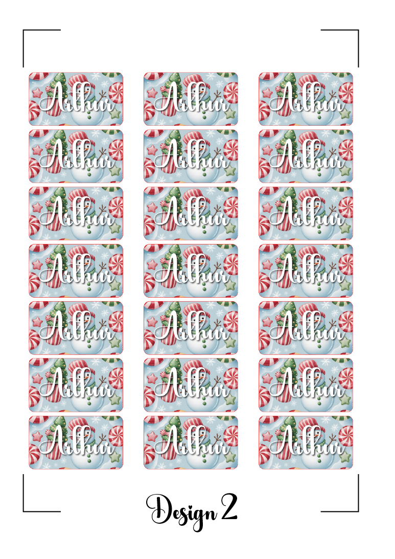 Christmas Gift Stickers