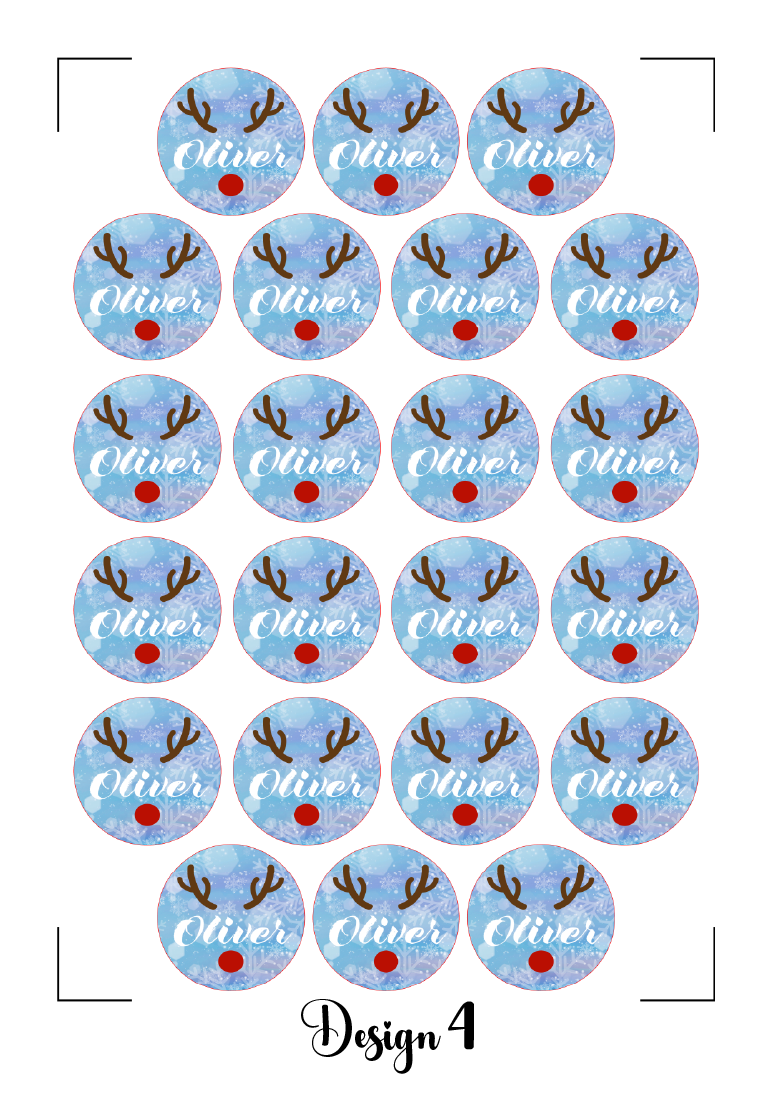 Christmas Gift Stickers