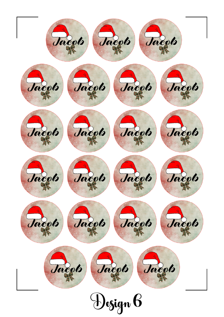 Christmas Gift Stickers